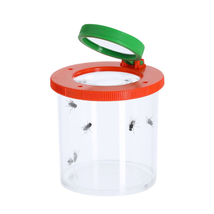 Insectenpotje met vergrootglas