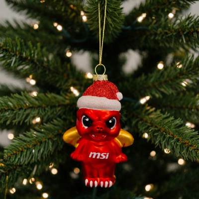 MSI Netherlands: Mascotte als kerstornament