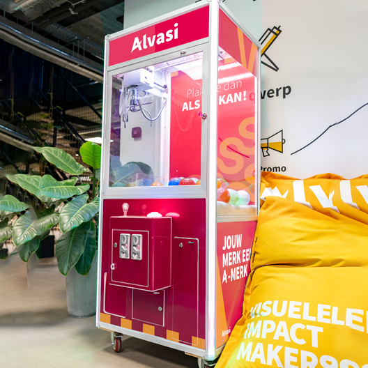 Gepersonaliseerde grijpmachine huren