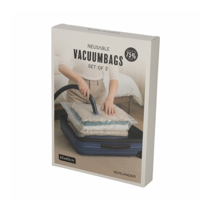 Herbruikbare vacuüm opbergzakken