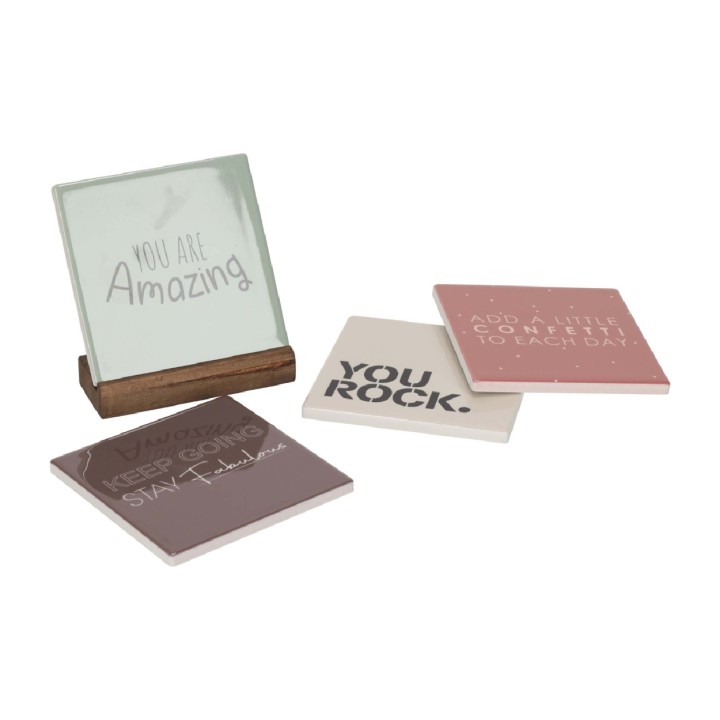 Custom tegeltjes met eigen tekst