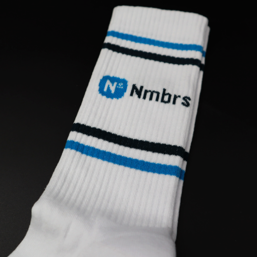 Custom sportsokken voor NMBRS