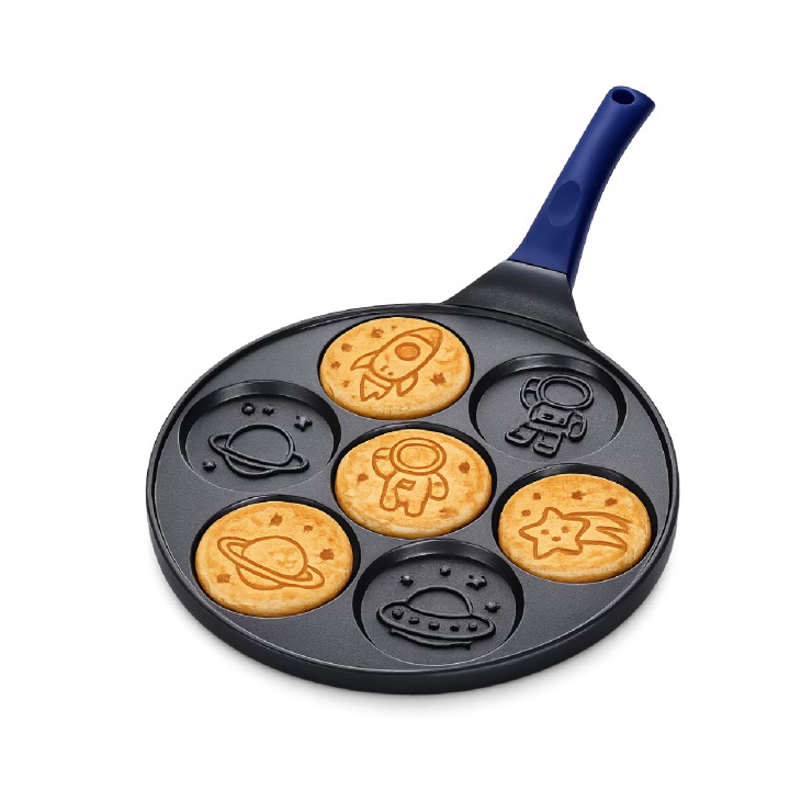 Pannenkoekenpan met eigen figuurtjes